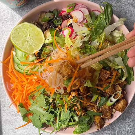 Chilli Vinegar Tofu Bun Cha