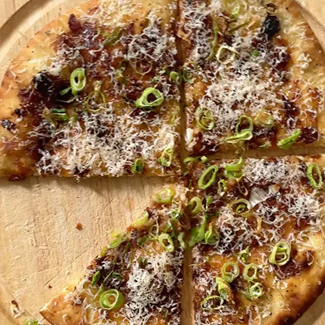 WO Sauce Flatbread