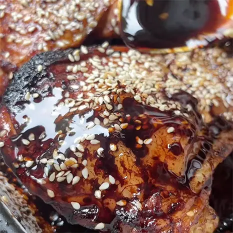 Chicken Thighs, Ginger, Honey & Soy